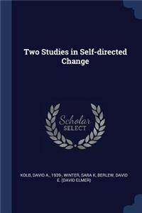 Two Studies in Self-directed Change