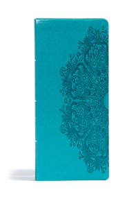 CSB Giant Print Reference Bible, Teal Leathertouch, Indexed