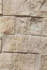 Journal Tan Brick Wall Stone