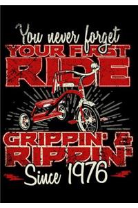 You Never Forget Your First Ride Grippin' & Rippin' Since 1976