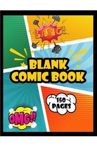 Blank Comic Book 150 pages