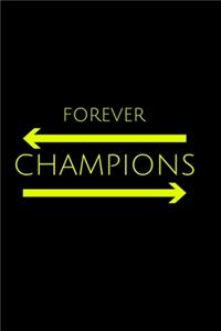 Forever Champions - GYM LOG Notebook