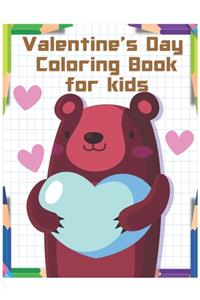 Valentine's Day Coloring Book For Kids