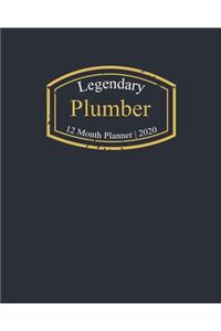 Legendary Plumber, 12 Month Planner 2020