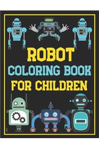Robot Coloring Book for Children