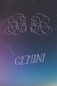 Zodiac Sign Notebook Gemini