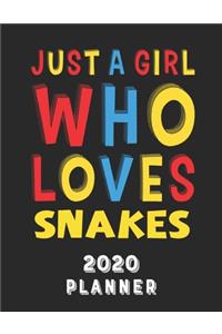 Just A Girl Who Loves Snakes 2020 Planner