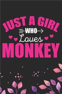 Just A Girl Who Loves Monkey