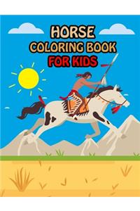 Horse Coloring Book For Kids