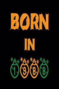 Born in 1988 Notebook Gift