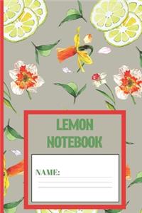 Lemon Notebook