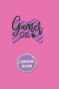 Composition Notebook Gamer Girl
