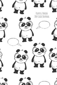 Playful Panda Dot Grid Journal