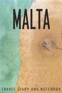 Malta Travel Diary and Notebook