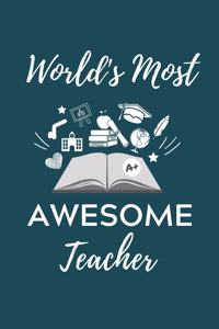 World's Most Awesome Teacher
