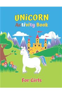 Unicorn Activity Book For Girls