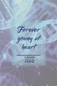 Forever young at heart ǀ Weekly Planner Organizer Diary Agenda