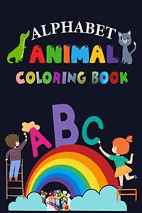 Alphabet Animal Coloring Book