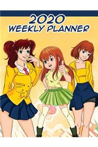 2020 Anime Weekly Planner dated with to do notes