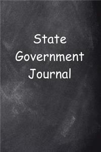 State Government Journal Chalkboard Design