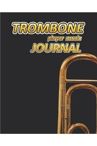 Trombone Player Music Journal