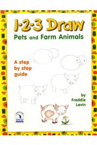 1 2 3 Draw Pets and Farm Animals