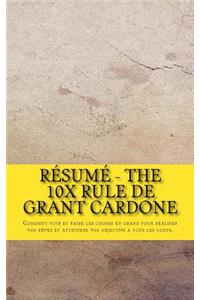 Résumé - The 10X Rule de Grant Cardone