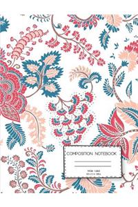Wide Ruled Composition Notebook