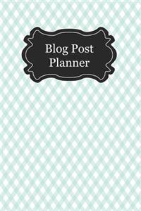 Blog Post Planner