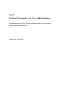Theoretical Studies of Important Processes in Planetary and Comet Atmospheres