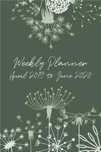 Weekly Planner April 2019 - June 2020