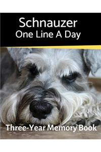 Schnauzer - One Line a Day