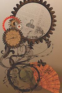 Steampunk Composer Graph Paper Notebook