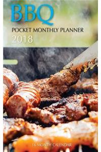 BBQ Pocket Monthly Planner 2018