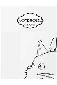 Notebook Journal : Totoro 03: Pocket Notebook Journal Diary, 120 pages, 8.5 x 11 (Dot-Grid,Graph,Lined,Blank Notebook Journal)
