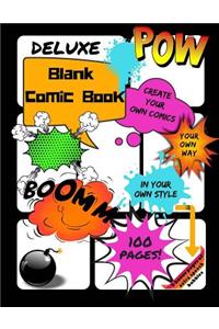 Deluxe Blank Comic Book