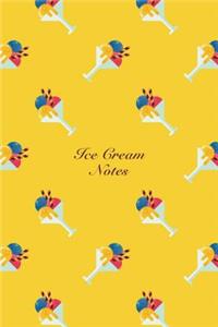 Ice Cream Notes
