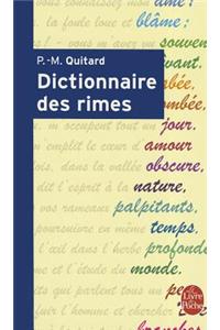 Dictionnaire Des Rimes