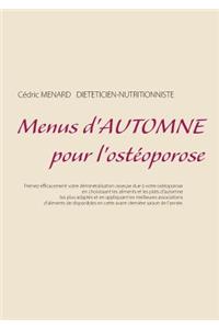 Menus d'automne pour l'ostéoporose