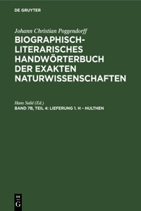 Lieferung 1. H - Hulthen