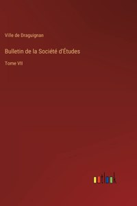Bulletin de la Société d'Études