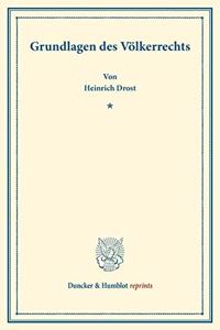 Grundlagen Des Volkerrechts