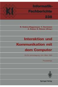 Interaktion Und Kommunikation Mit Dem Computer