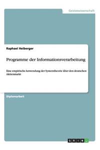 Programme der Informationsverarbeitung