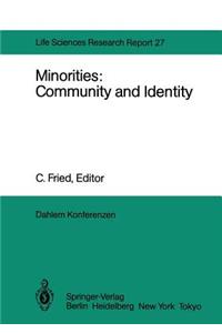 Minorities: Community and Identity