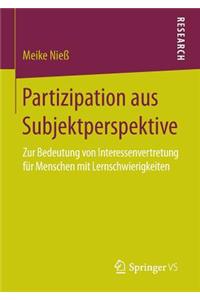 Partizipation Aus Subjektperspektive