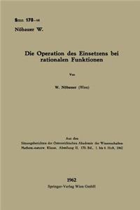 Operation Des Einsetzens Bei Rationalen Funktionen