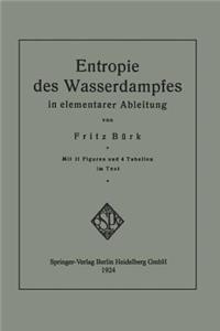 Entropie Des Wasserdampfes in Elementarer Ableitung