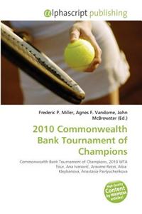 2010 Commonwealth Bank Tournament of Champions