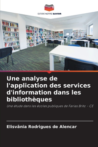 analyse de l'application des services d'information dans les bibliothèques